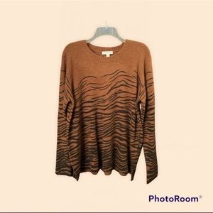 Beach Lunch Lounge Tiger Stripe Sweater